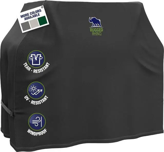 Main image of Grill Cover for Park Style Grill Rectangular Table Top BBQ Grill Cover Waterproof Oxford Fabric Compatiable with Grill Within 24.4×23.6×19.7