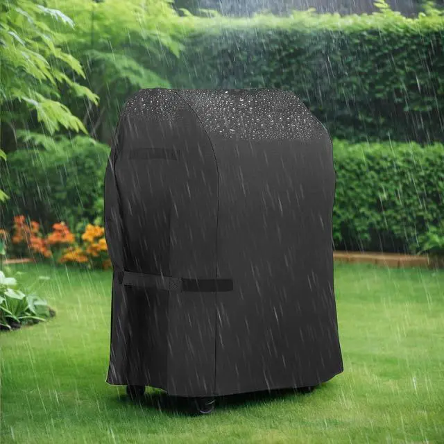 Alt view image 7 of 7 - Grill Cover 40-inch Heavy Duty 300D Oxford Waterproof Windproof UV Resistant BBQ Gas Grill Cover for Outdoor Barbecue Fit Most Brands Weber Brinkmann Char Broil Holland