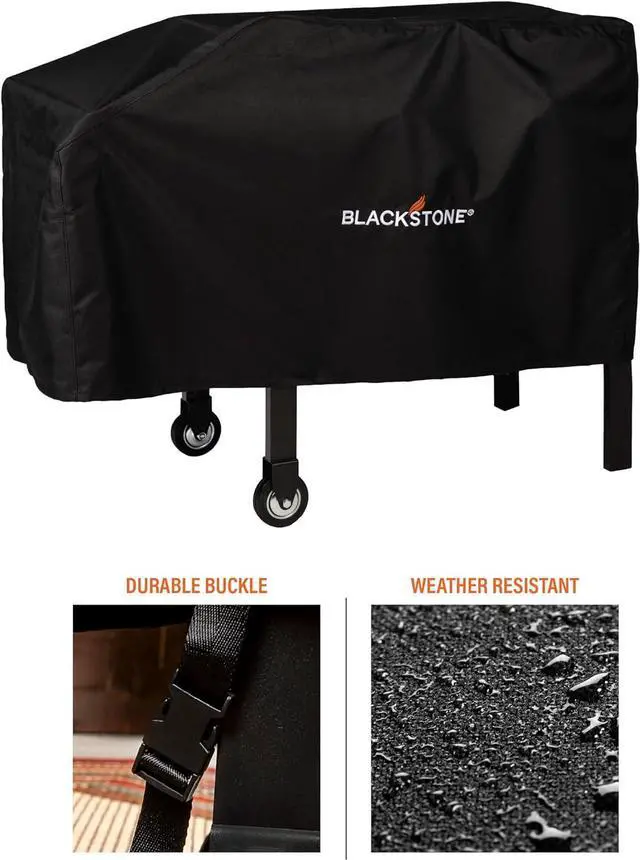 Alt view image 4 of 6 - Blackstone 1529 22 and 28 Single Shelf Griddle Cover 600D Polyester Black