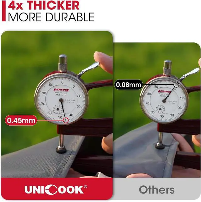 Alt view image 5 of 7 - Gas Grill Cover for Outdoor Grill 60 Inch BBQ Cover Heavy Duty Waterproof Fade Resistant Barbecue Protector Compatible with Weber Char-Broil Nexgrill BBQs up to 58 Wide Gray