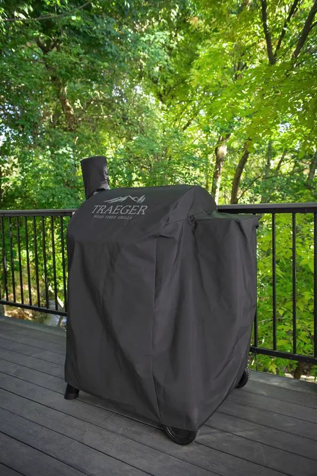 Alt view image 4 of 7 - Grills BAC503 Full-Length Grill Cover Grill Accessory - Pro 575/ Pro 22 Black