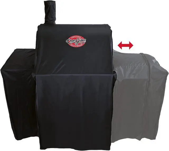 Alt view image 2 of 7 - 2323 Wrangler Charcoal Grill Cover Black
