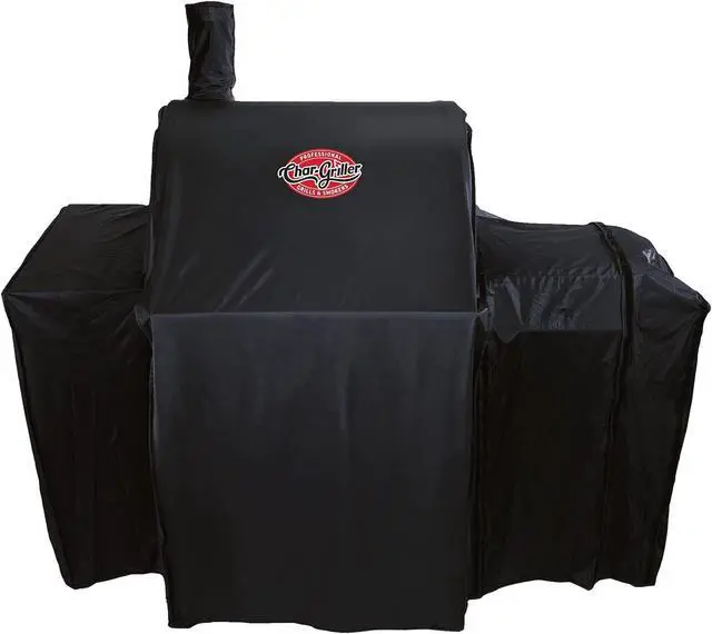 Alt view image 3 of 7 - 2323 Wrangler Charcoal Grill Cover Black