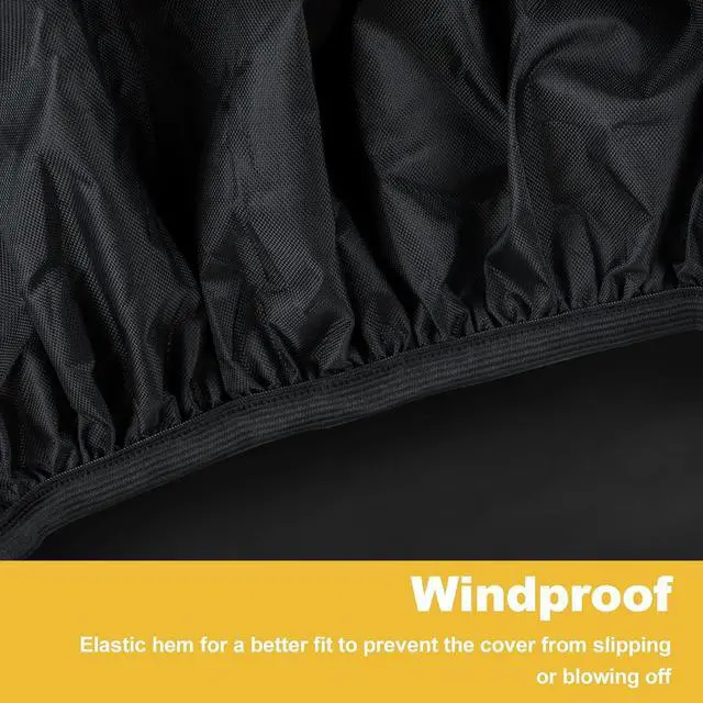 Alt view image 4 of 7 - Grill Cover for Weber Traveler Portable Gas Grill 9010001 Outdoor Heavy Duty Waterproof Oxford Fabric Weather Resistant