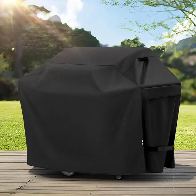 Alt view image 7 of 7 - UNICOOK Heavy Duty Waterproof Barbecue Gas Grill Cover 75-inch XX-Large BBQ Cover Special Fade Resistant Durable and Convenient Fits Grills of Weber Char-Broil Nexgrill Brinkmann and More