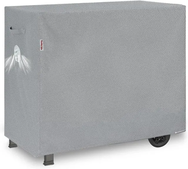 Main image of BBQ Grill Cover 47 Inch Heavy Duty Waterproof Barbecue Gas Grill Covers for Flat Top Griddle Anti-Fading Cover for Gas Grill Gray