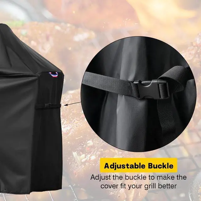 Alt view image 5 of 7 - Gas Grill Cover 48 Inch for Weber Spirit 200/Spirit II 200 Series Grill Waterproof Barbecue Griddle Cover