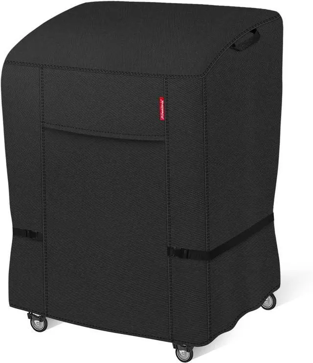Main image of 34W x 24D x 46H inch Premium Gas Grill Cover Up to 32 inch Waterproof and Fade Resistant 600D BBQ Covers for Weber Brinkmann Char-Broil and More Black