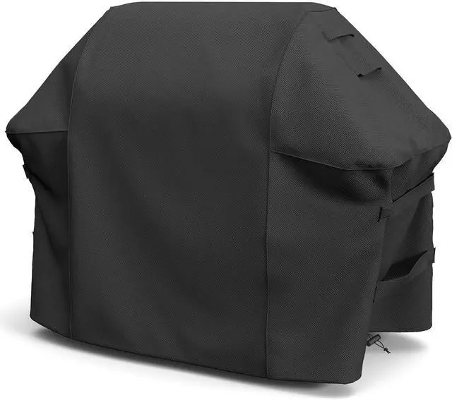 Main image of Grill Cover for Weber Spirit 200/300 Series Also Fits for Spirit II 300 Double Straps and Built-in Vents Waterproof 52-Inch Black