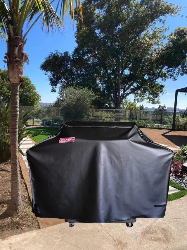 Alt view image 3 of 6 - 62 Heavy Duty Waterproof Gas Grill Cover fits Weber Char-Broil Coleman Gas Grill-Black