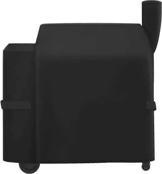 Alt view image 2 of 7 - Outdoor Heavy Duty Waterproof Grill Cover Compatible with BAC380 BAC504 Traeger Pro 34 & 780 Series Wood Pellet Grill and Smoker Texas and More Full Length Barbecue Grill Cover Black