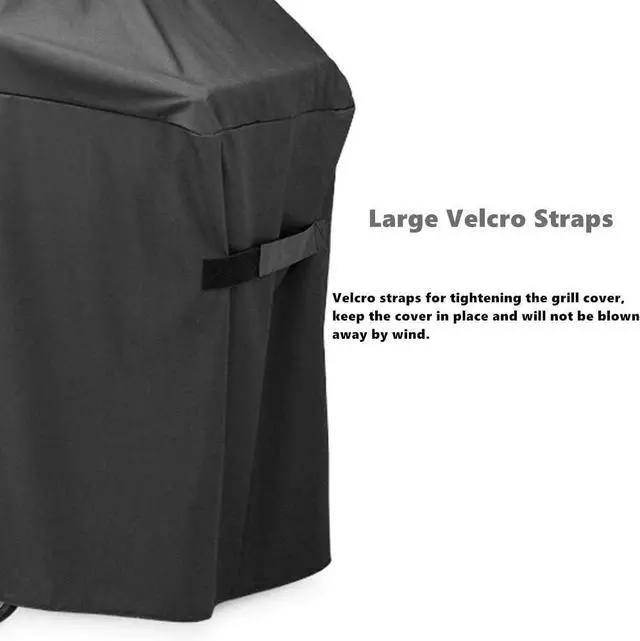 Alt view image 5 of 7 - MissGrill 7130 Grill Cover Fits Weber Genesis II 3 Burner Grill and Genesis 300 Series Grills (Compared to 7130) 58 x 44.5-Inch Heavy Duty Waterproof & Weather Resistant Outdoor Barbeque Grill Cover