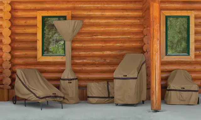 Alt view image 7 of 7 - Hickory Water-Resistant 32 Inch Built-In BBQ Grill Top Cover Grill Cover Grill Cover for Outdoor Grill BBQ Cover