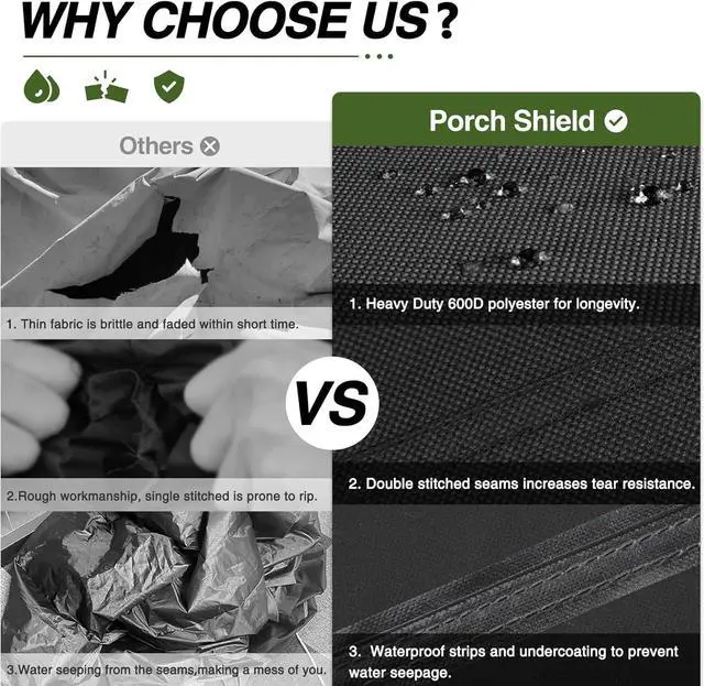 Alt view image 5 of 7 - Outdoor Prep Table Cover Waterproof Patio Dining Cart Cover Fitting Grill Stainless Steel Cart up to 53 L x 21 W x 33 H Black