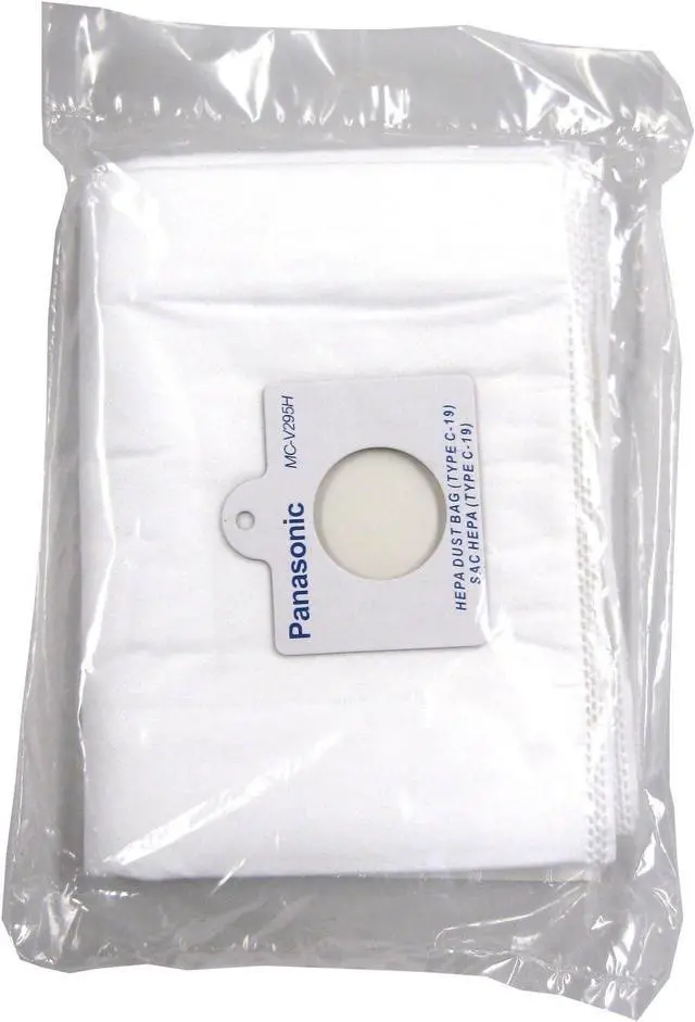 Alt view image 2 of 2 - MC-V295H Type C-19 Canister HEPA Vacuum Bag Pack of 2