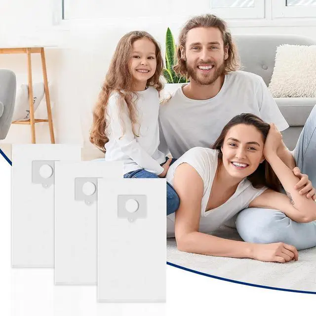 Alt view image 6 of 6 - 6 Pack Fit for Kenmore Q/C Canister Vacuum Bags 53292 Type Q/C HEPA Replacement Dust Bags for Kenmore 600 400 200 700 800 Series Vacuum Bags 81615 81214 81414 81714 21814 BC3005 BC2005 BC7005