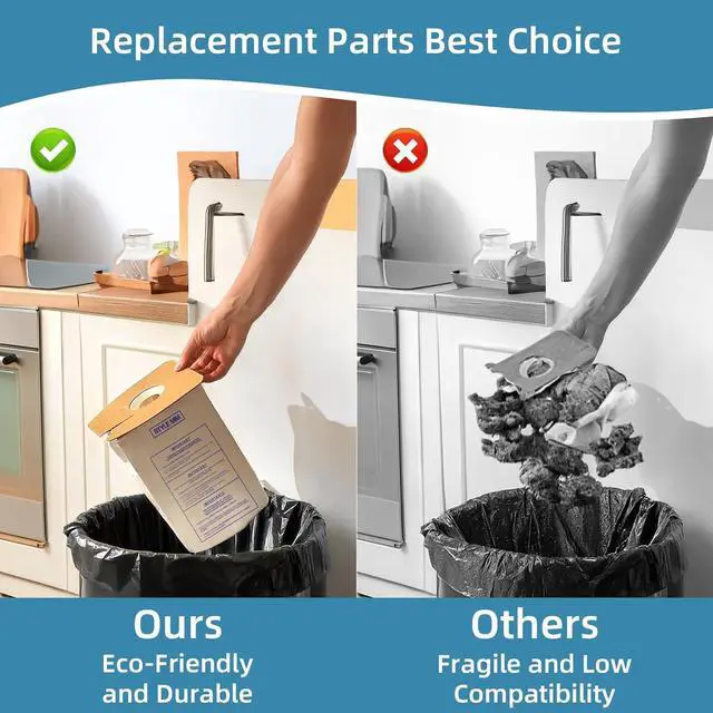 Alt view image 6 of 7 - 20 Pack Replacement Style MM Vacuum Bags for Eureka Mighty Mite 3670 and 3680 Series Canisters Vacuums Replaces 60295 60295A 60297A Part Vacuum Bags