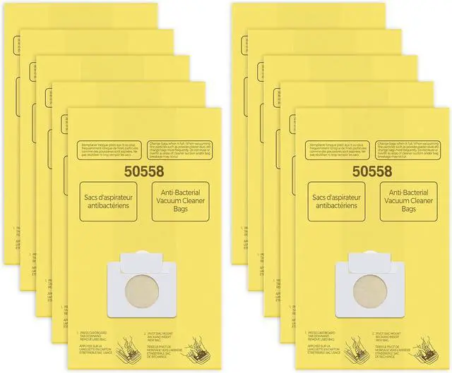 Main image of Vacuum Cleaner Bags Replacement for Kenmore Canister Type C/Q 5055 50557 50558 and Pana·sonic Type C-5 Vacuums 10 Pack High-Efficiency Replacement Canister Vacuum Bags by