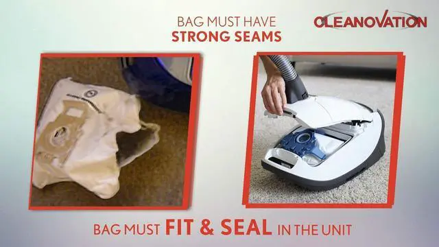 Alt view image 4 of 5 - Premium Micro Allergen Vacuum Bags (9-Pack) | Compatible with Oreck XL Upright Vacuums | Type CC XL5 XL7 XL21 2000-9000 Series