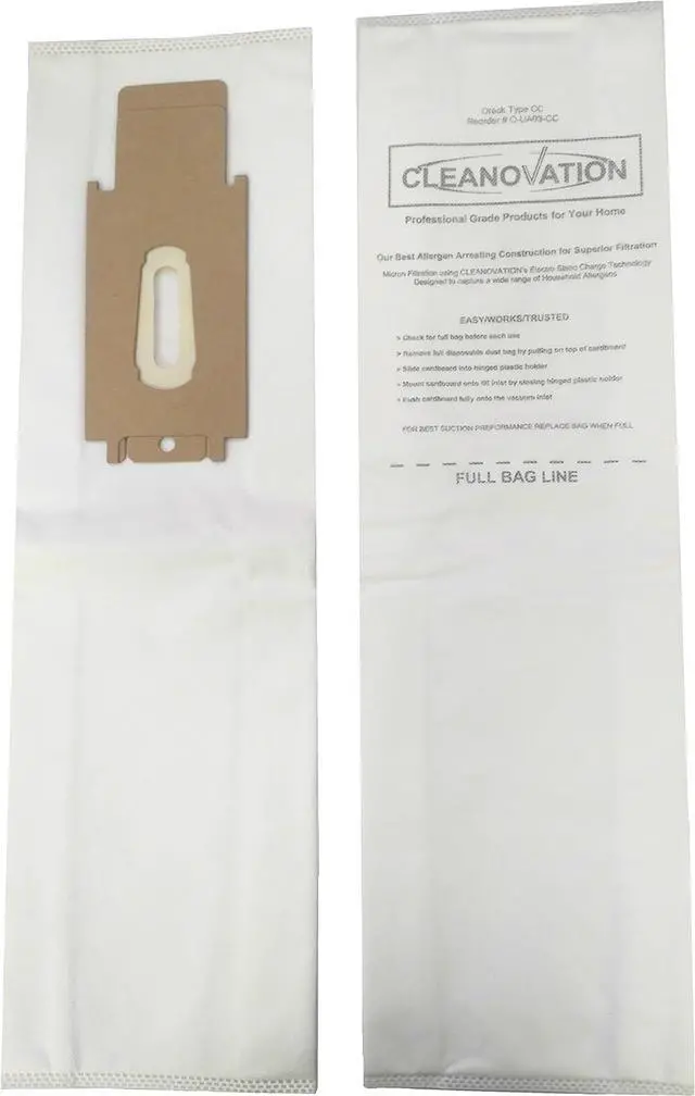 Alt view image 2 of 5 - Premium Micro Allergen Vacuum Bags (9-Pack) | Compatible with Oreck XL Upright Vacuums | Type CC XL5 XL7 XL21 2000-9000 Series