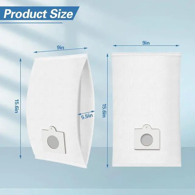 Alt view image 5 of 7 - 14 Pack 53292 Q/C Type Canister Vacuum Cleaner Bags for Kenmore 200 400 600 700 800 Series Canister Vacuum Cleaners 81214 81614 81414 81214 BC4002 Replacement dust bags for cylinder vacuum cleaners
