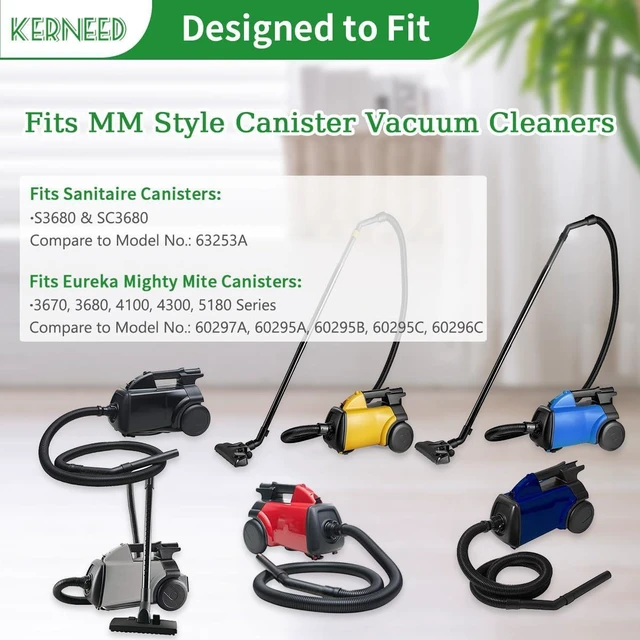 Alt view image 2 of 6 - 24 Pack MM Vacuum Bags for Sanitaire S3680 & SC3680 Canister Vacuums & Eureka Mighty Mite 3670 3680 4100 4300 5180 Series Canisters, Model 60297A, 60295A, 60295B, 60295C, 60296C, 63253A