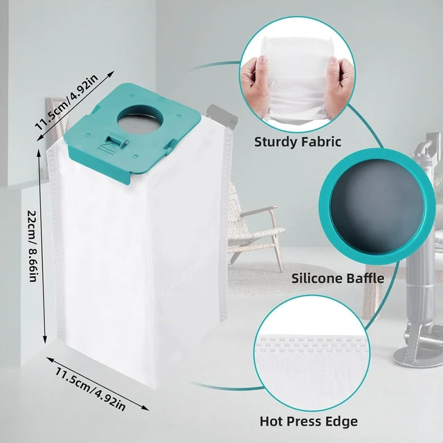 Alt view image 3 of 5 - 12 Pack VCA-ADB953 Dust Bags for SAMSUNG BESPOKE Jet Cordless Stick Vacuum