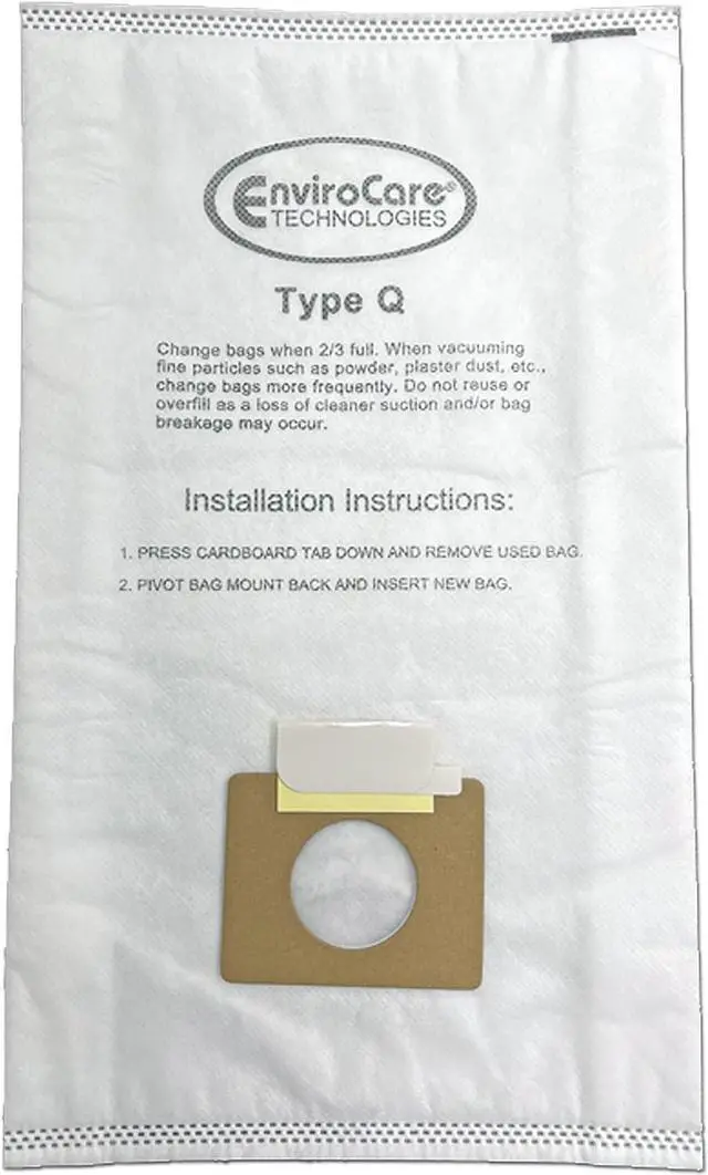 Alt view image 3 of 7 - Replacement Anti-Allergen Vacuum Bags for Kenmore Canister Type C or Q 50555 50558 50557 and Panasonic Type C-5 9 pack