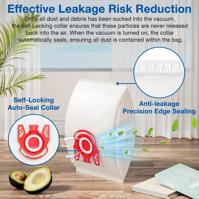 Alt view image 5 of 7 - 20 Pack 3D Airclean FJM Vacuum Cleaner Bags for Miele FJM Vacuum Cleaner
