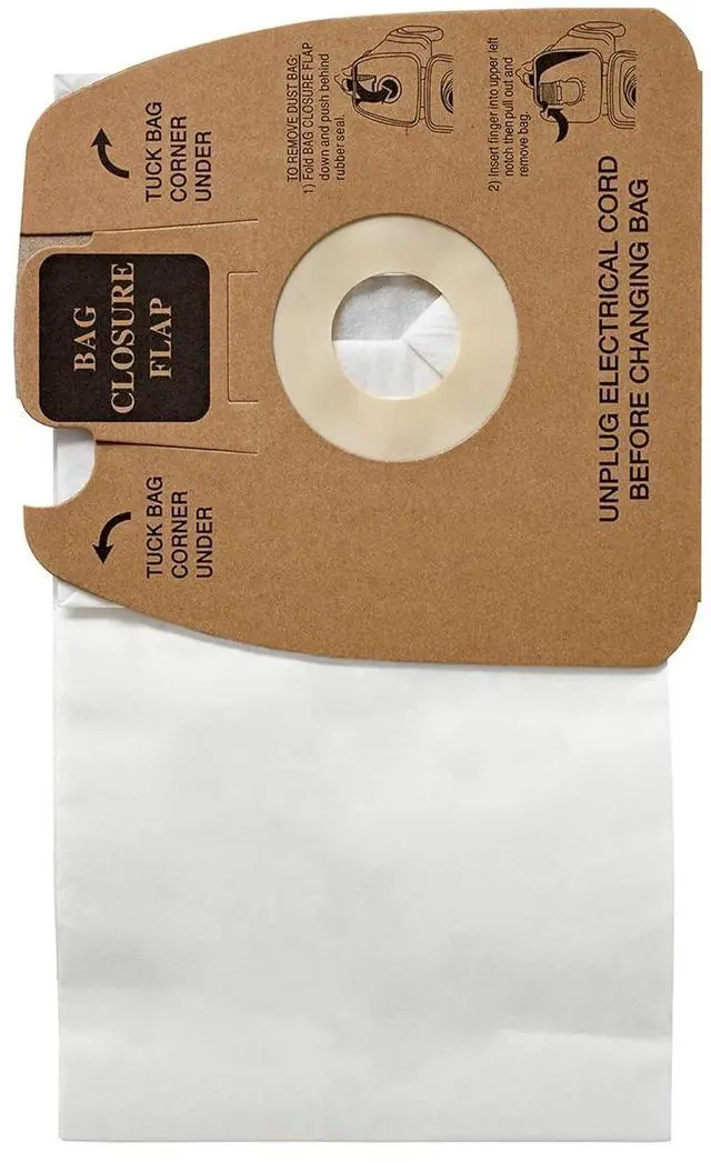 Alt view image 2 of 4 - MM Premium Paper Bag (Pack of 5) Fits Models S3680 & SC3680 Canister Vacuums 63253A White