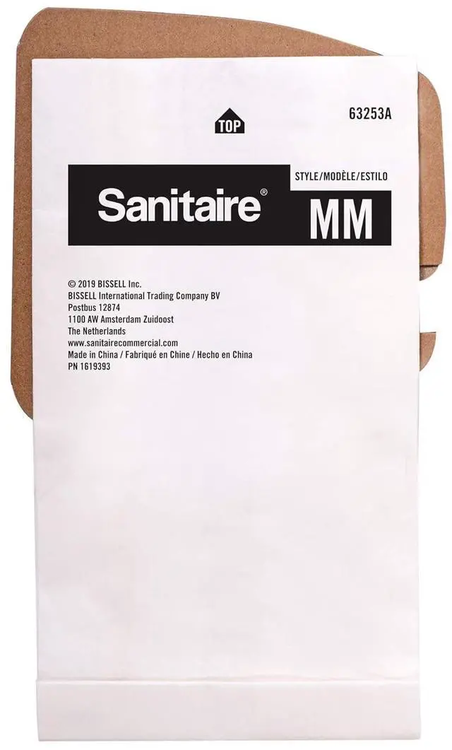 Alt view image 3 of 4 - MM Premium Paper Bag (Pack of 5) Fits Models S3680 & SC3680 Canister Vacuums 63253A White