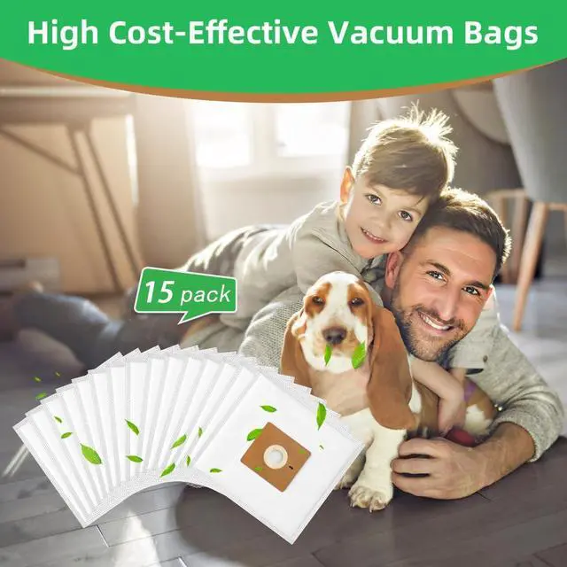 Alt view image 7 of 7 - 15 Pack NEN170 Vacuum Bags Compatible with Eureka NEN170 Bagged Canister Vacuum Cleaner Specialized Replacement Eureka Vacuum Dust Bags