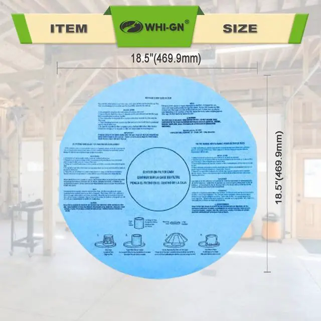 Alt view image 3 of 7 - Pack 12(10+2) Shop Vac Bags 5-8 Gallon 90671 9067133 Type H 90661 9066133 Type E VF2004 VHBS VDBS High-Efficiency Disposable Collection Filter Bags 90107 Dry Reusable Vacuum Filter Kit
