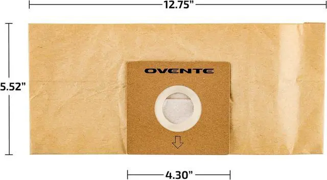 Alt view image 6 of 7 - Replacement Dust Bags for ST1600B Compatible with Zing Canister Vacuum Series Collect and Trap Dirt Efficiently Compact Disposable Cleaning Bag Set (Pack of 8) Brown ACPST16708