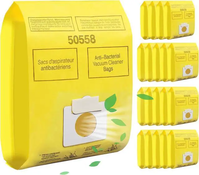 Main image of 50558 Type C/Q Vacuum Cleaner Bags Compatible with Kenm.ore Canister Type C/Q 5055 50557 50558 (12)