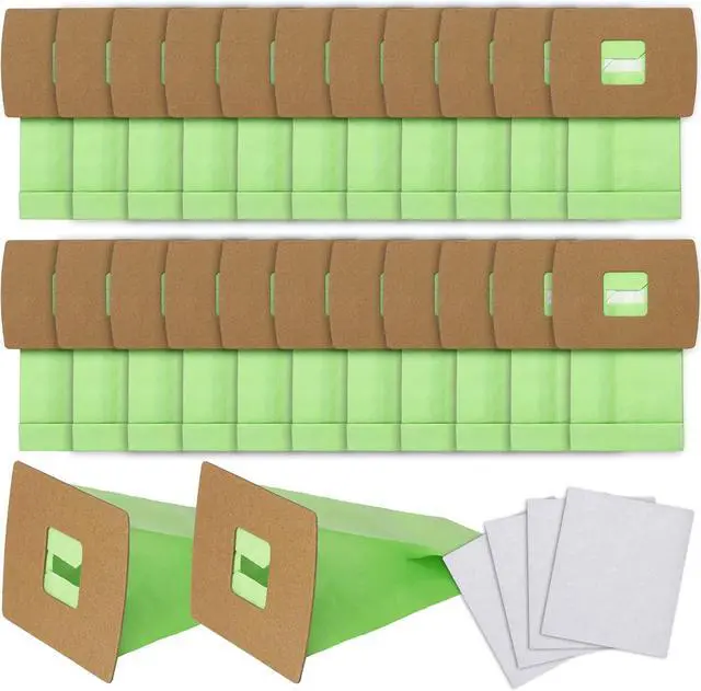 Main image of Oreck 24 Pack Type BB Compact Canister Bags - Compatible for XL Buster B Replacement Vacuum Bags for PKBB12DW BB180 BB280 BB850 BB870 BB900 BB1000 MV160 - With 4 Motor Filter BM04 Kit