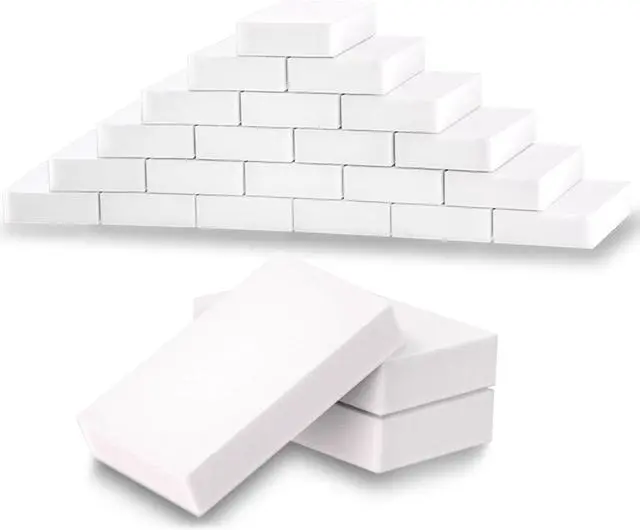 Main image of (50 Pack) Extra Large Eraser Sponge - Extra Thick Long Lasting Melamine Sponges in Bulk Boat Eraser Multi Surface Scrubber Foam Cleaning Pads - Bathtub Floor Baseboard Bathroom Wall Cleaner