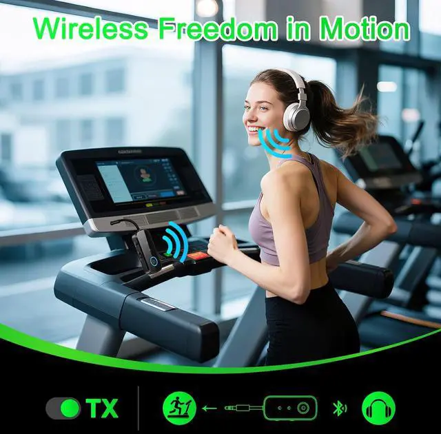 Alt view image 6 of 7 - Premium Pro Bluetooth 5.4 Transmitter Receiver Airplane Audio Adapter Wireless Transmitter for TV/Travel Flight Airline Gym.Supports to 2 AirPods/Headphones Bluetooth Receiver for Car/Home Stereo