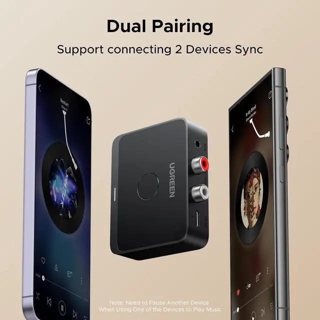 Alt view image 7 of 7 - Bluetooth 6.0 Receiver with LDAC Hi-Res Wireless Audio Adapter with Low Latency for Old Stereo/Speakers/Wired Speakers/Home Audio Music Streaming Stereo System