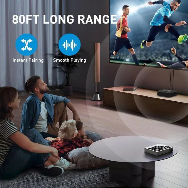 Alt view image 5 of 7 - B06HD+ Hi-Res Bluetooth 5.1 Music Receiver for Home Stereo w/LDAC Hi-Fi Bluetooth Adapter w/Audiophile DAC aptX HD Volume Control OLED Display Wireless Audio Adapter for AV Receiver/Amplifier