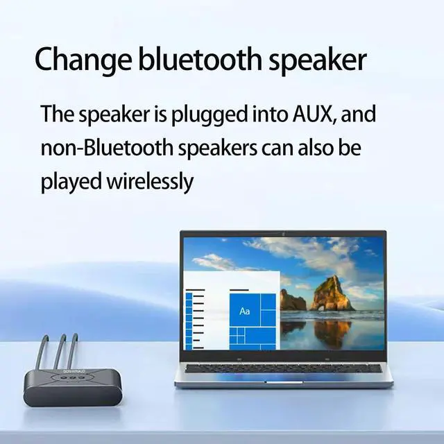 Alt view image 4 of 7 - Bluetooth 5.3 Audio Receiver Wireless Audio Receiver RCA Adapter for Stereo USB Flash Drive/NFC One Key Connect/Car Speakers/Wireless Headphones Receiving Mode for Bluetooth Devices