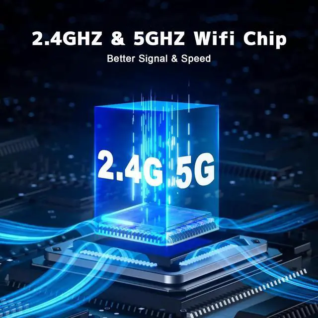 Alt view image 6 of 6 - Wireless HDMI Transmitter and Receiver 4K 2.4/5GHz 1080P Portable Wireless HDMI Extender Kit Adapter for Streaming Video and Audio to Monitor from PC/TV Box/Projector 100ft Dual Band Smart Handovers