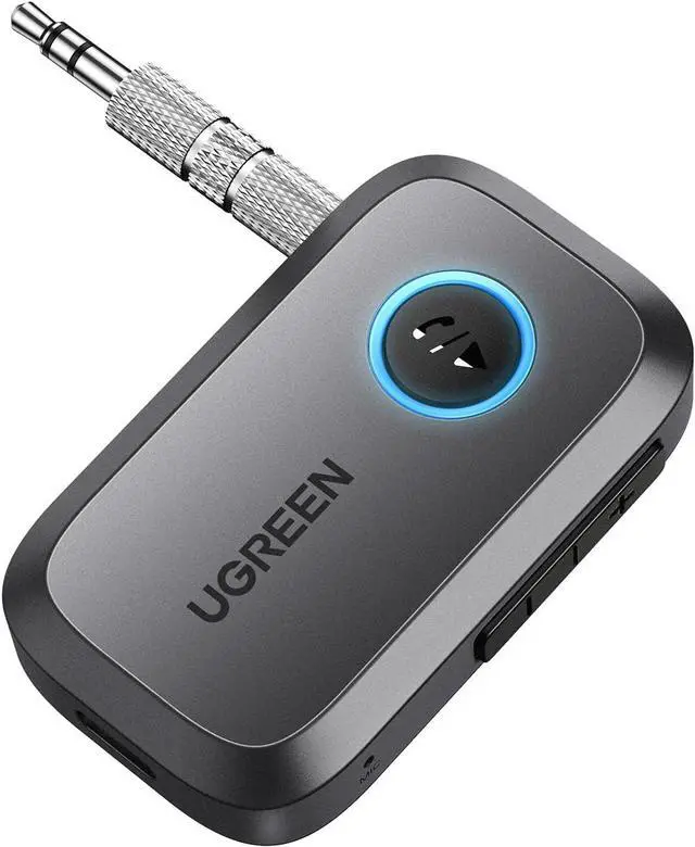 Main image of 5.4 Aux Bluetooth Adapter Noise Cancelling 3.5mm AUX Bluetooth Car Adapter Wireless Audio Receiver for Home Stereo/Wired Speaker 15H Battery Life