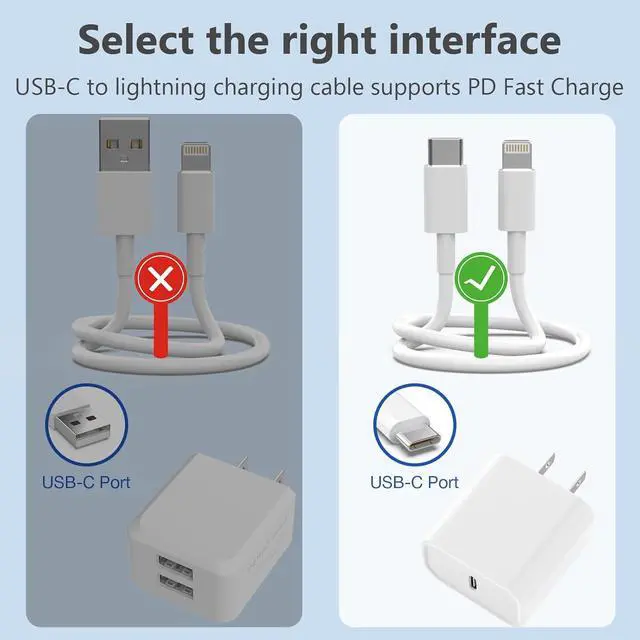 Alt view image 3 of 7 - USB C to Lightning Cable  MFi Certified 5 Pack/6 FT iPhone Charger Fast Charging White Flow Silicone Cord for iPhone 14 13 12 11 Pro Max Xr Xs 8