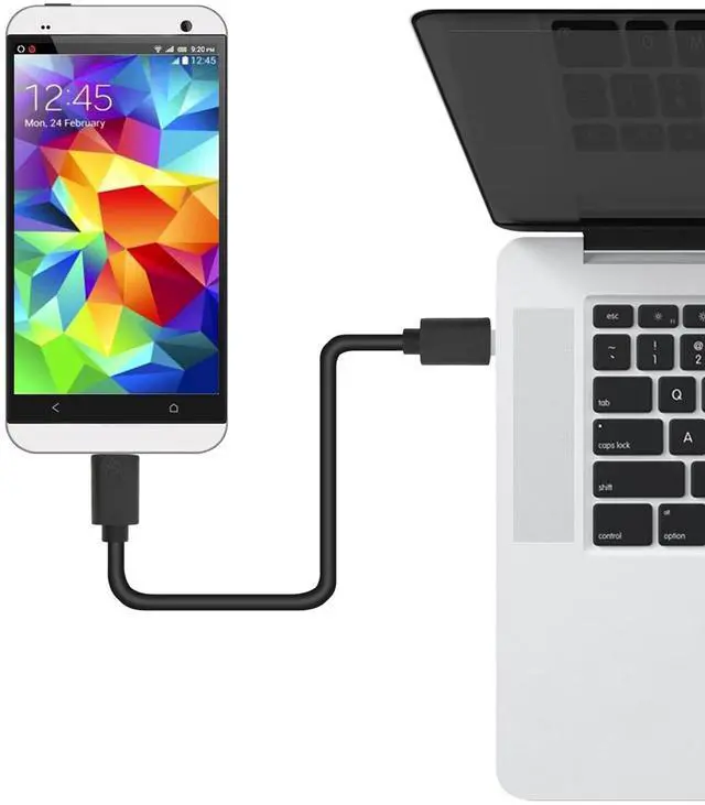 Alt view image 3 of 6 - USB C to USB C Cable 10 Pack 1.6FT USB 2.0 Cables Black