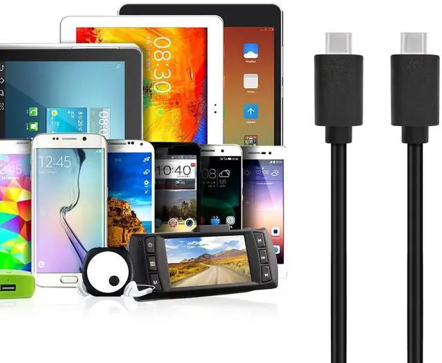 Alt view image 5 of 6 - USB C to USB C Cable 10 Pack 1.6FT USB 2.0 Cables Black