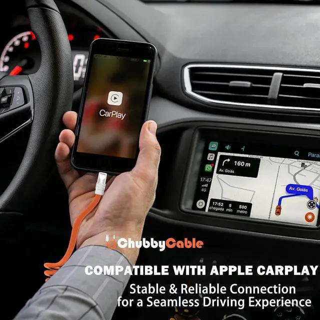 Alt view image 5 of 7 - Curly Chubby - Retractable Fast Charging Cable 240W Coiled Charger Cord for Car Durable USB-C Cable for Phones Tablets and More Orange Type-C to Type-C 1.3FT-2.3FT