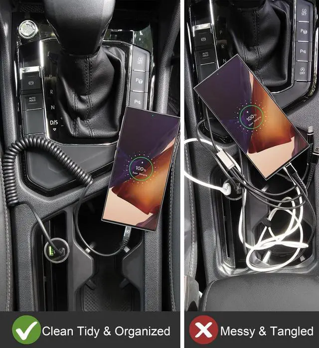 Alt view image 6 of 7 - USB C to C Cable 3ft 2Pack Coiled USB C Charger Cable for Car Type C Fast Charging Cable for iPhone 16/15/Plus/Pro/Pro Max/Samsung Galaxy S23