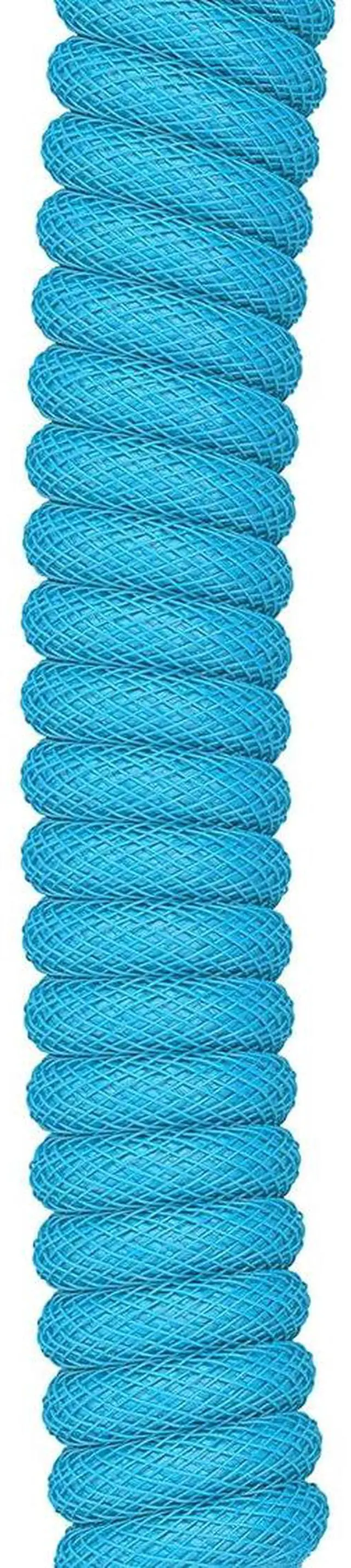 Alt view image 4 of 7 - Coiled Keyboard Cable  Coiled USB C Cable Artisan Braided Cables for Mechanical Gaming Keyboard Coiled Cable - Custom Keyboard Cable (Electric Blue)