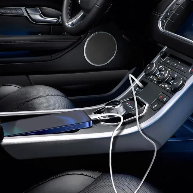 Alt view image 3 of 6 - 3.3FT USB C Charge Cable for iPhone 16e 16 15 Pro Max Plus Carplay Charger Cable USB A to USB C Charging Cord for iPhone 16/15 Series for  Car Carplay USB Type C Charging Cord (White)